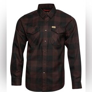 DIXXON SAINT 10 YR ANNIVERSARY FLANNEL, MEN’S M - NWT